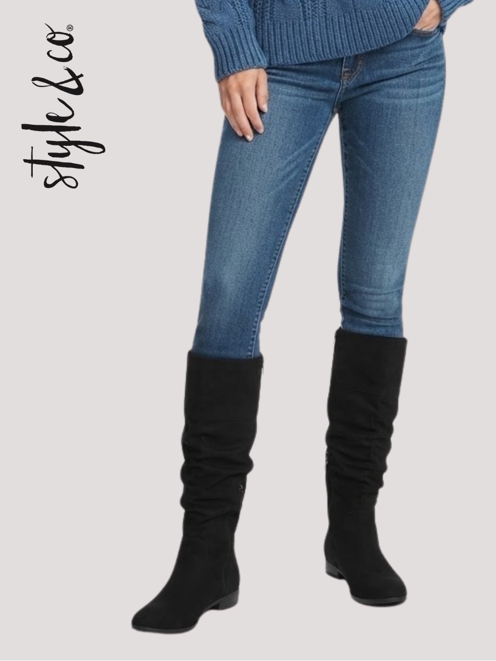 Tall Boots • NWOT
Style & Co. Kelimae Faux-Suede Boots Size 8